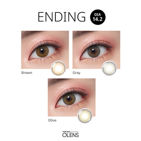 O-lens Ending 1Day 10P daily disposable colored contact lenses