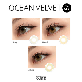 O-lens Ocean Velvet 1Day 10P daily disposable colored contact lenses