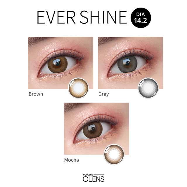 O-lens Ever Shine 1Day 20P daily disposable colored contact lenses