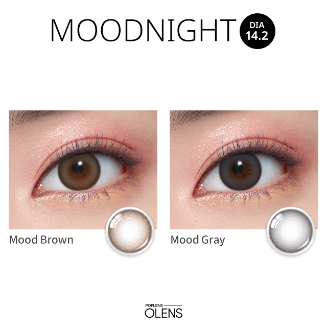 O-lens Mood Night 1Day 10P daily disposable colored contact lenses