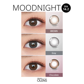 O-lens Mood Night 1Day 20P daily disposable colored contact lenses