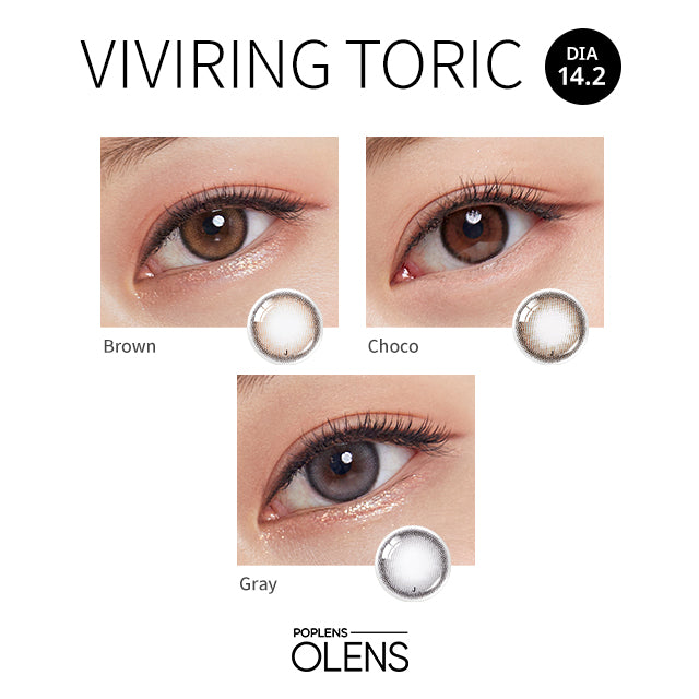 O-lens Vivi Ring Toric 月拋彩色散光隱形眼鏡(1片/盒)