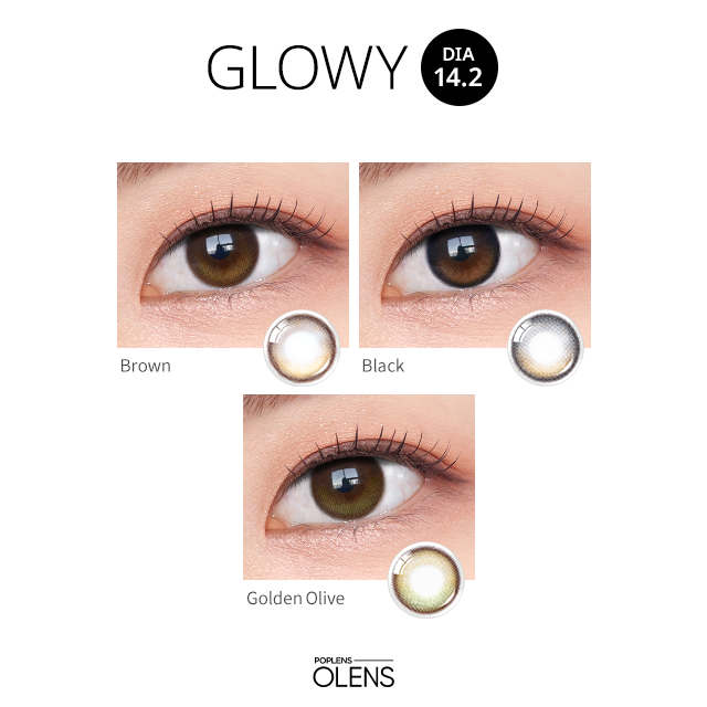 O-lens Eyelighter Glowy 1Day 20P daily disposable colored contact lenses