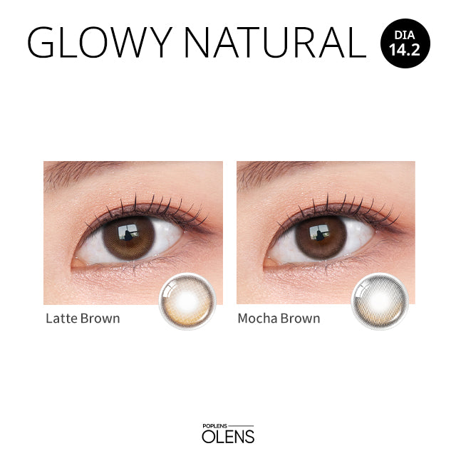 O-lens Glowy Natural 1Day 20P daily disposable colored contact lenses