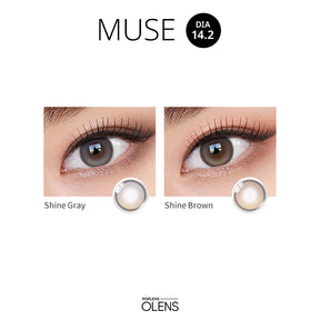 O-lens Muse 1Day 10P Daily Disposable Colored Contact Lenses 