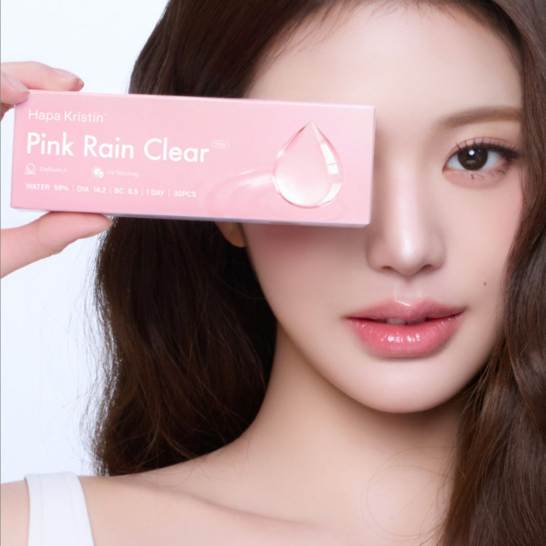 Hapa Kristin Pink Rian Clear 1Day 日拋隱形眼鏡
