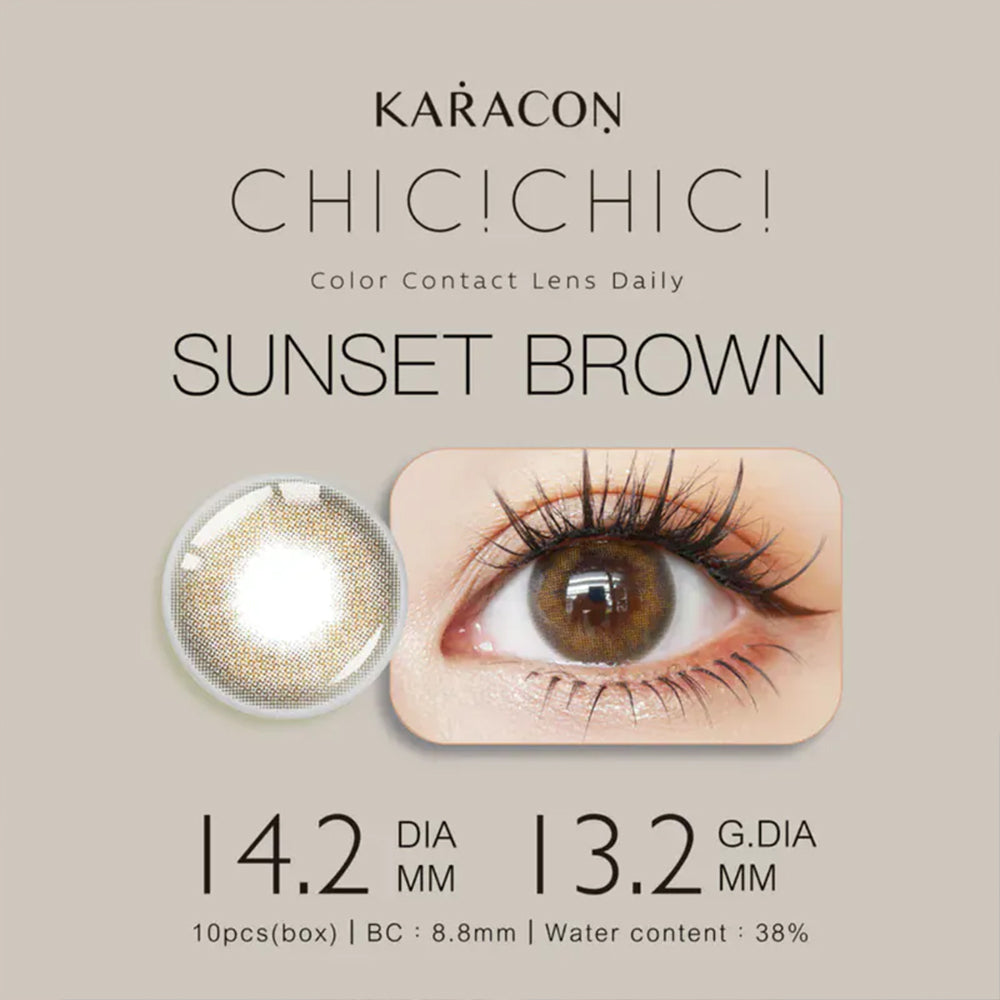Karacon Chic 38% 1Day Disposable Colored Contact Lenses