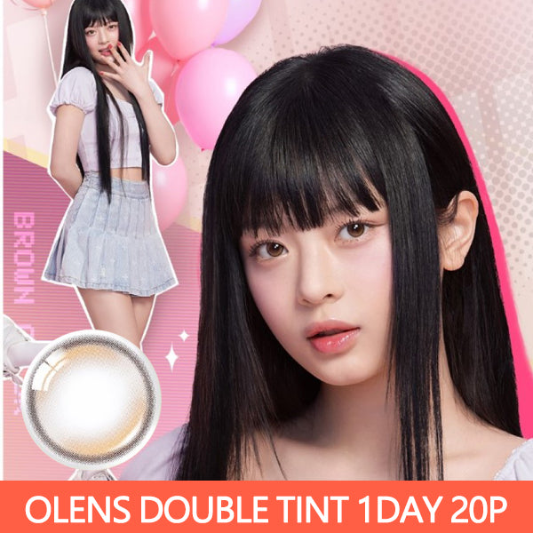 O-lens Double Tint 1Day 20P daily disposable colored contact lenses