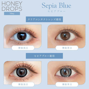 Japan Honey Drops 15.0mm daily disposable colored contact lenses