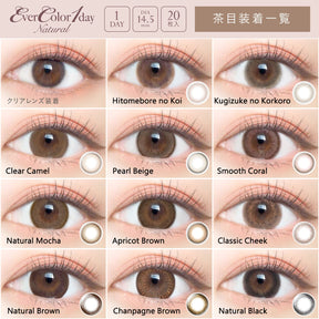 AISEI EverColor1day Natural daily disposable colored contact lenses