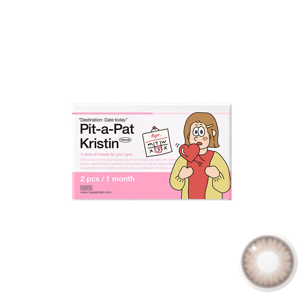 Hapa Kristin Pit-a-Pat Kristin Monthly Disposable Color Contact Lenses 