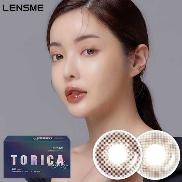 LensMe Torica Rakel monthly disposable colored astigmatism contact lenses