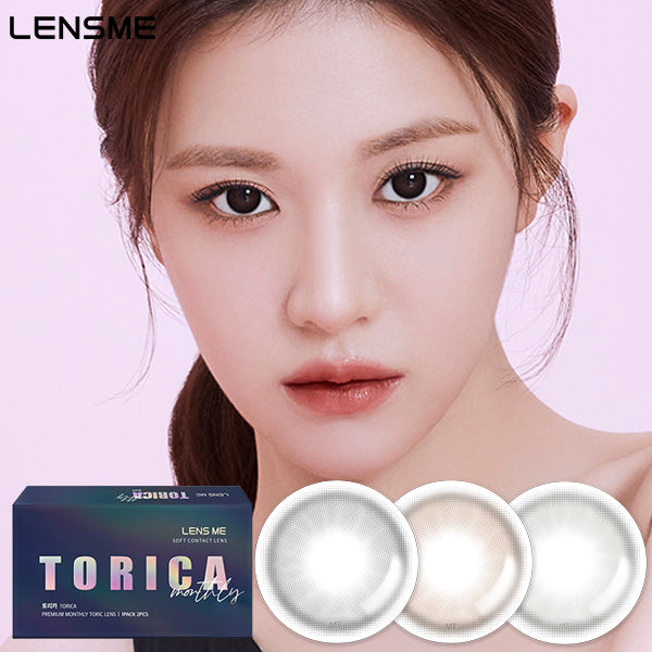 LensMe Torica Yous monthly disposable colored astigmatism contact lenses 