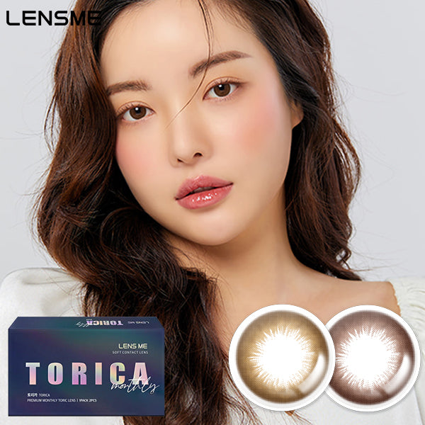 LensMe Torica Lusome monthly disposable colored astigmatism contact lenses