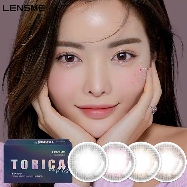 LensMe Torica Freeny monthly disposable colored astigmatism contact lenses