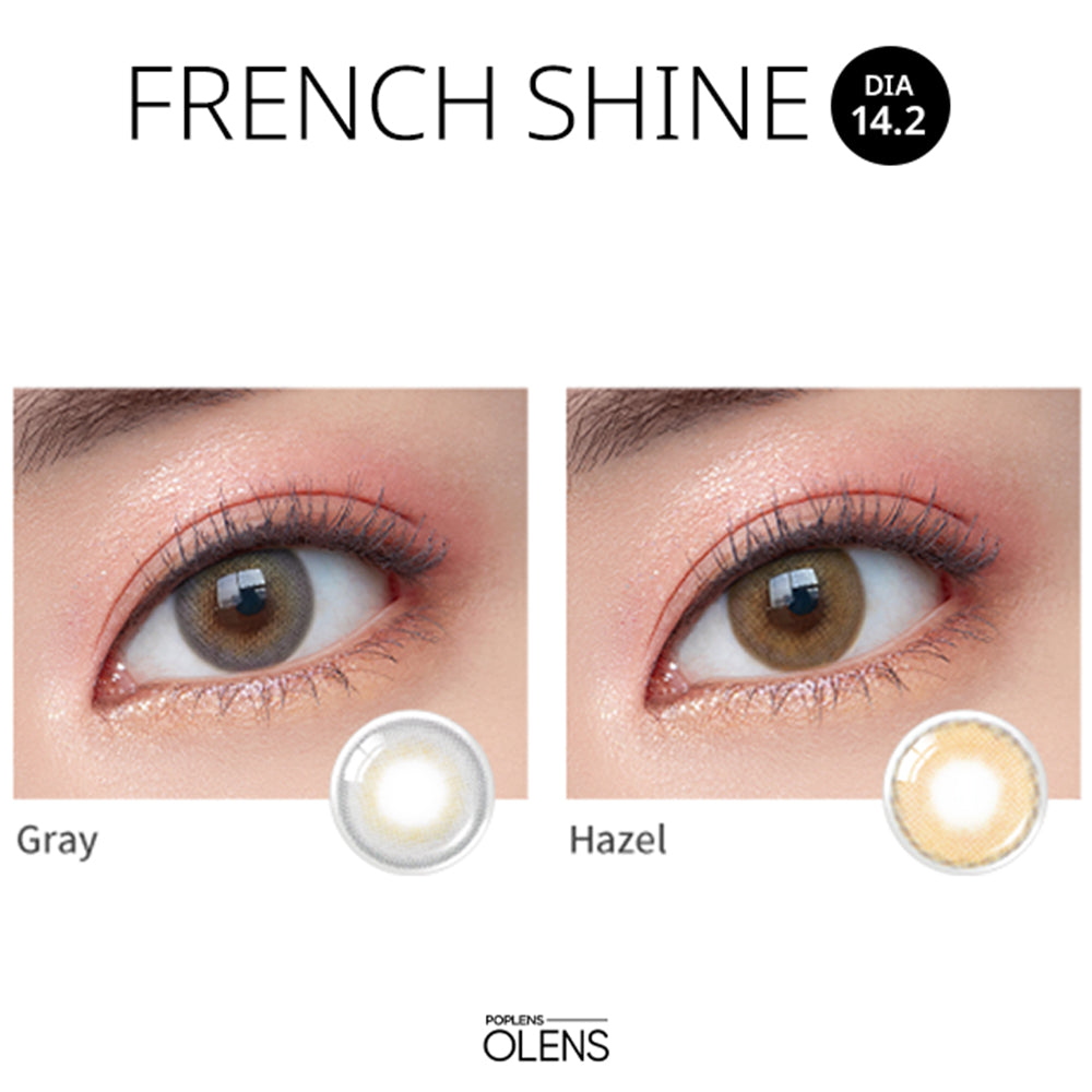 O-lens French Shine 1Day 20P daily disposable colored contact lenses