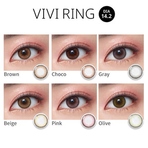 O-lens Vivi Ring 1Day 10P daily disposable colored contact lenses