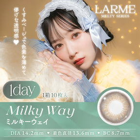 LARME Melty Series 10P Daily Disposable Color Contact Lenses 