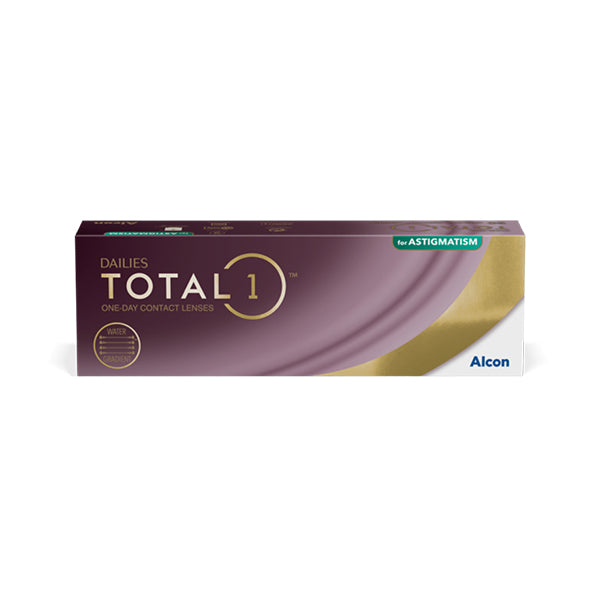 ALCON Total 1 Toric Daily Disposable Astigmatism Contact Lenses