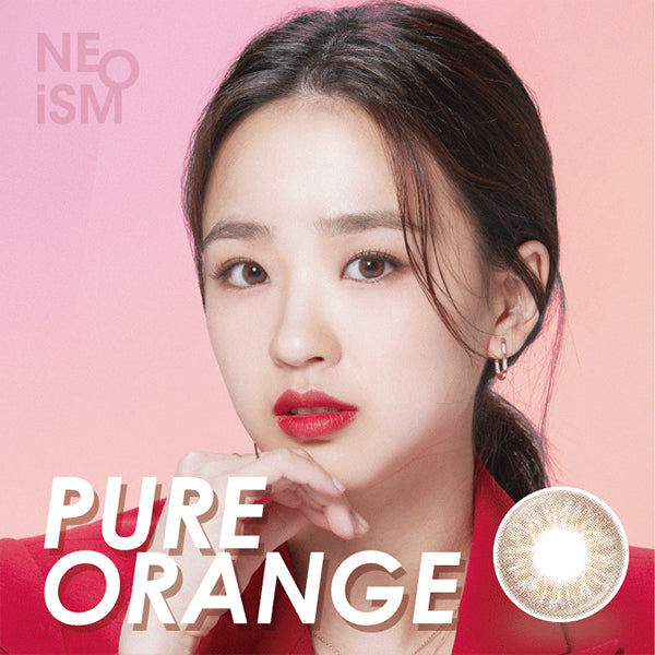 NEO Neoism 1Day Pure Orange daily disposable color contact lenses