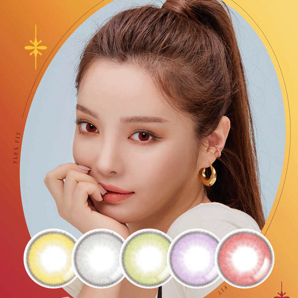 LensMe Flex Fit monthly disposable colored contact lenses