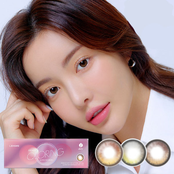 LensMe QloRing 1Day 30P daily disposable colored contact lenses