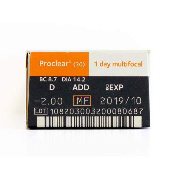 CooperVision Proclear 1Day Multifocal Progressive Contact Lenses