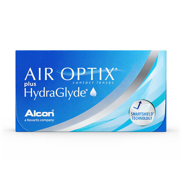 ALCON Air Optix Plus HydraGlyde monthly disposable contact lenses