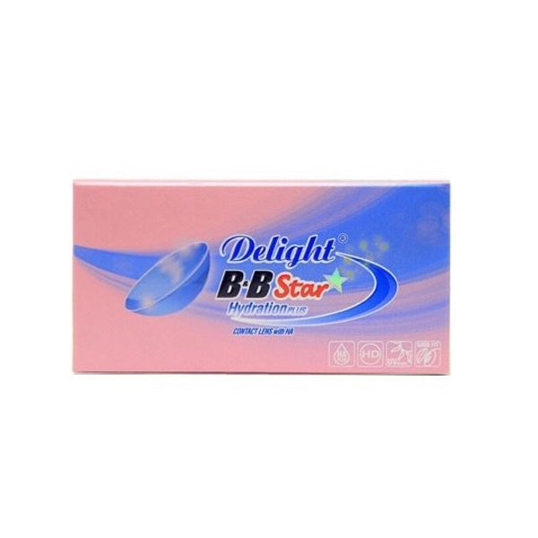 DELIGHT B&amp;B Star Hydration Plus monthly disposable colored contact lenses