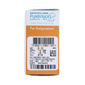 B&L PUREVISION 2 HD for Astigmatism monthly disposable contact lenses