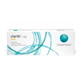 CooperVision Clariti 1Day Toric daily disposable astigmatism contact lenses