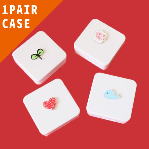 Simple and fresh series contact lens case set