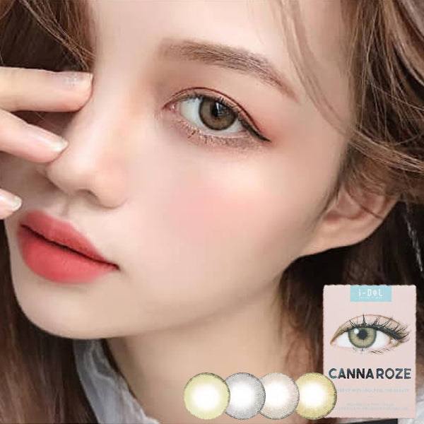 I-DOL Canna ROZE Annual Disposable Colored Contact Lenses