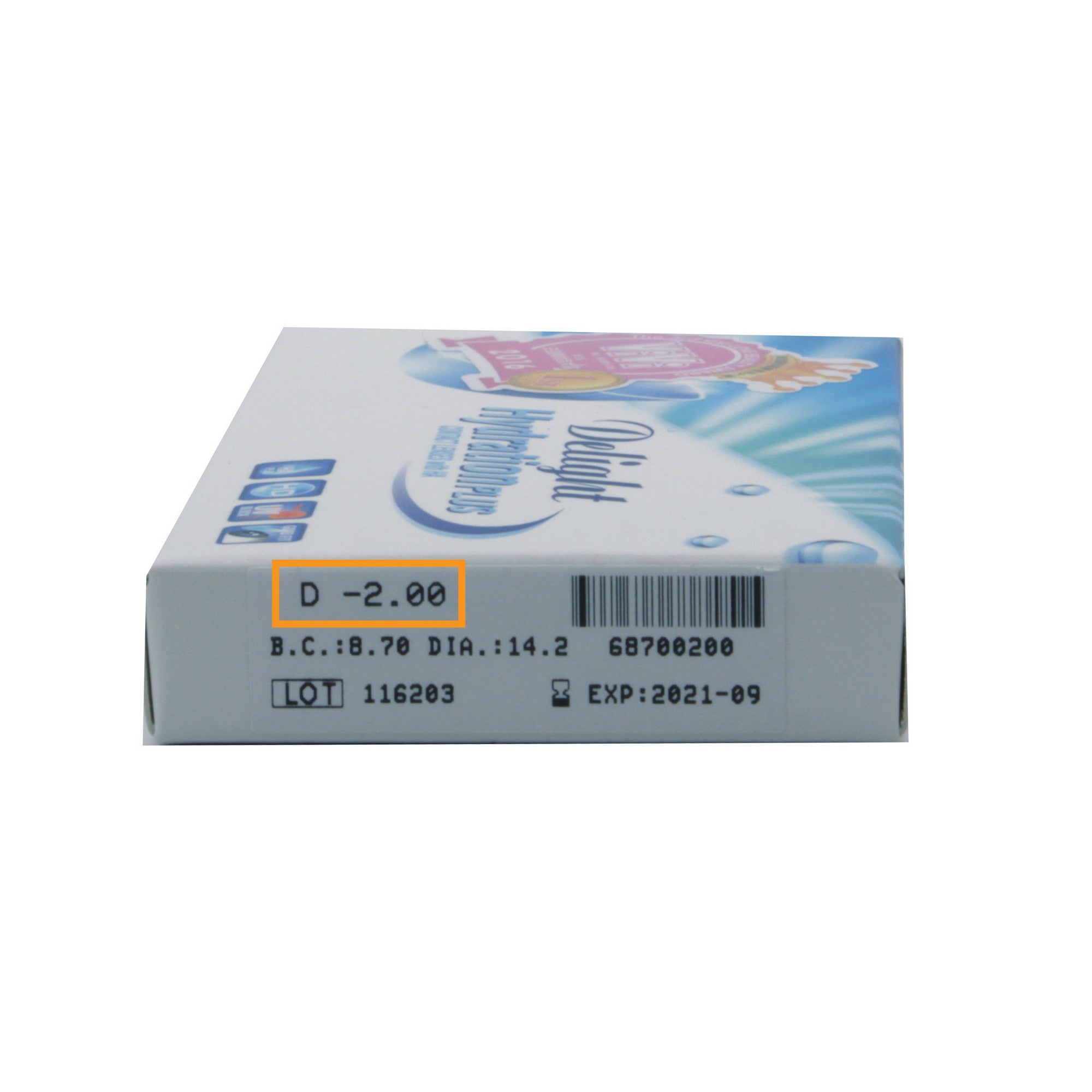 DELIGHT Hydration Plus monthly disposable contact lenses