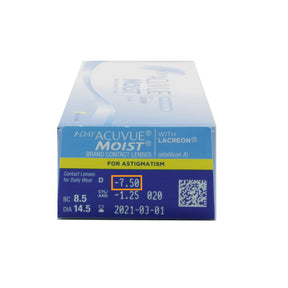 ACUVUE Moist for Astigmatism 1Day Contact Lenses