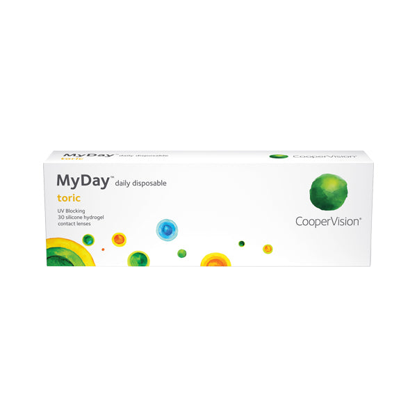 CooperVision MYDAY 1Day Toric Daily Disposable Contact Lenses for Astigmatism 