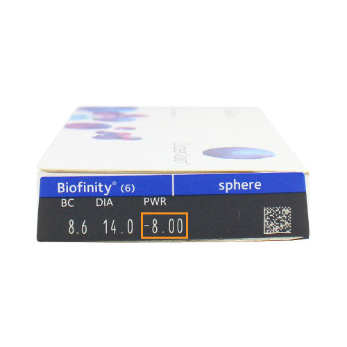 CooperVision Biofinity monthly disposable contact lenses