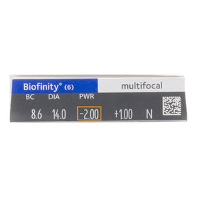 CooperVision Biofinity Multifocal monthly disposable progressive contact lenses